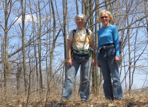 hikers on Briar Hill