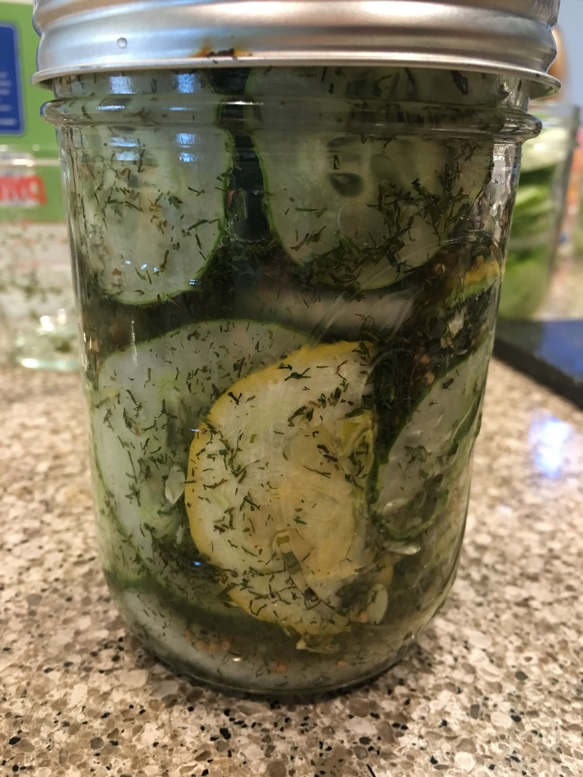 Making Mama's Kitchen No Cook Refrigerator Dill Pickles