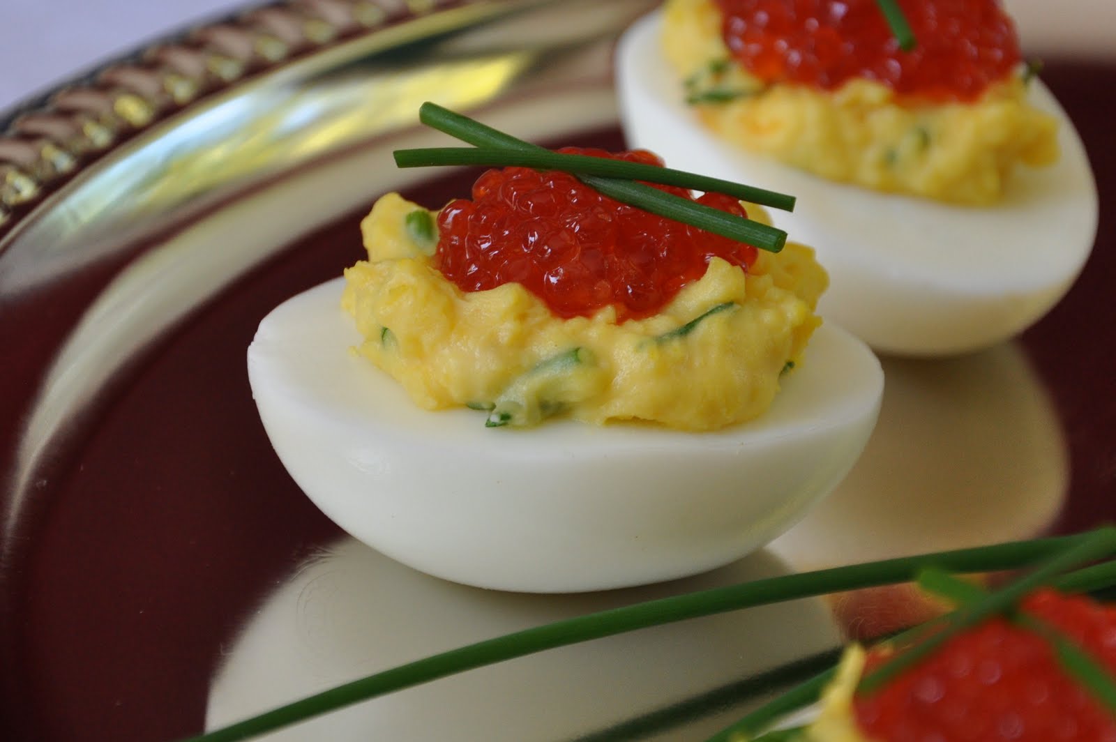 DeliciousEurope Eggs with Caviar (яйца с икрой)