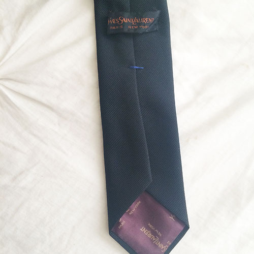 thrifted yves saint laurent tie