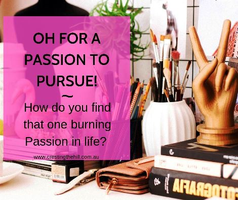 What do you do when you don't have a driving Passion? How do you go about finding something to inspire you to pursue a new direction? #passion #inspiration