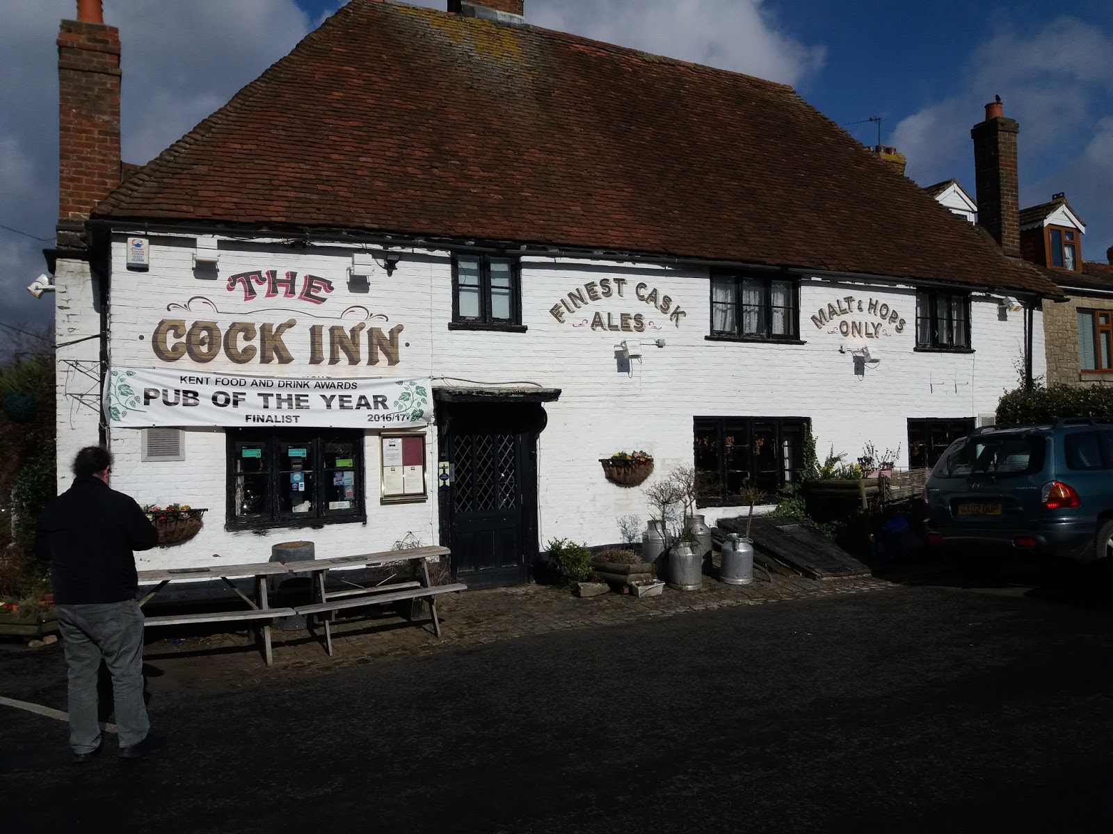Paul's Beer & Travel Blog The Cock Inn Boughton Monchelsea