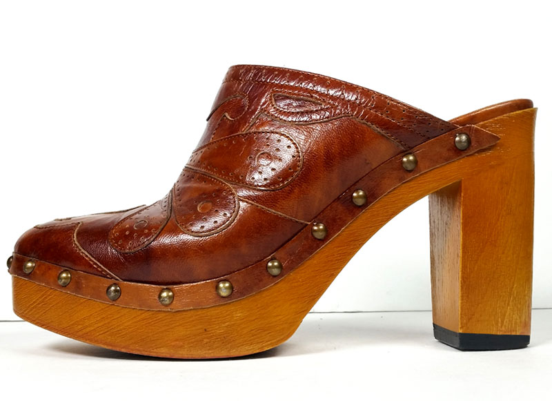 VINTAGE 70S SHOES CHANEL GUCCI SWEDISH CLOGS VIA SPIGA SHOES FRYE BOOTS ...