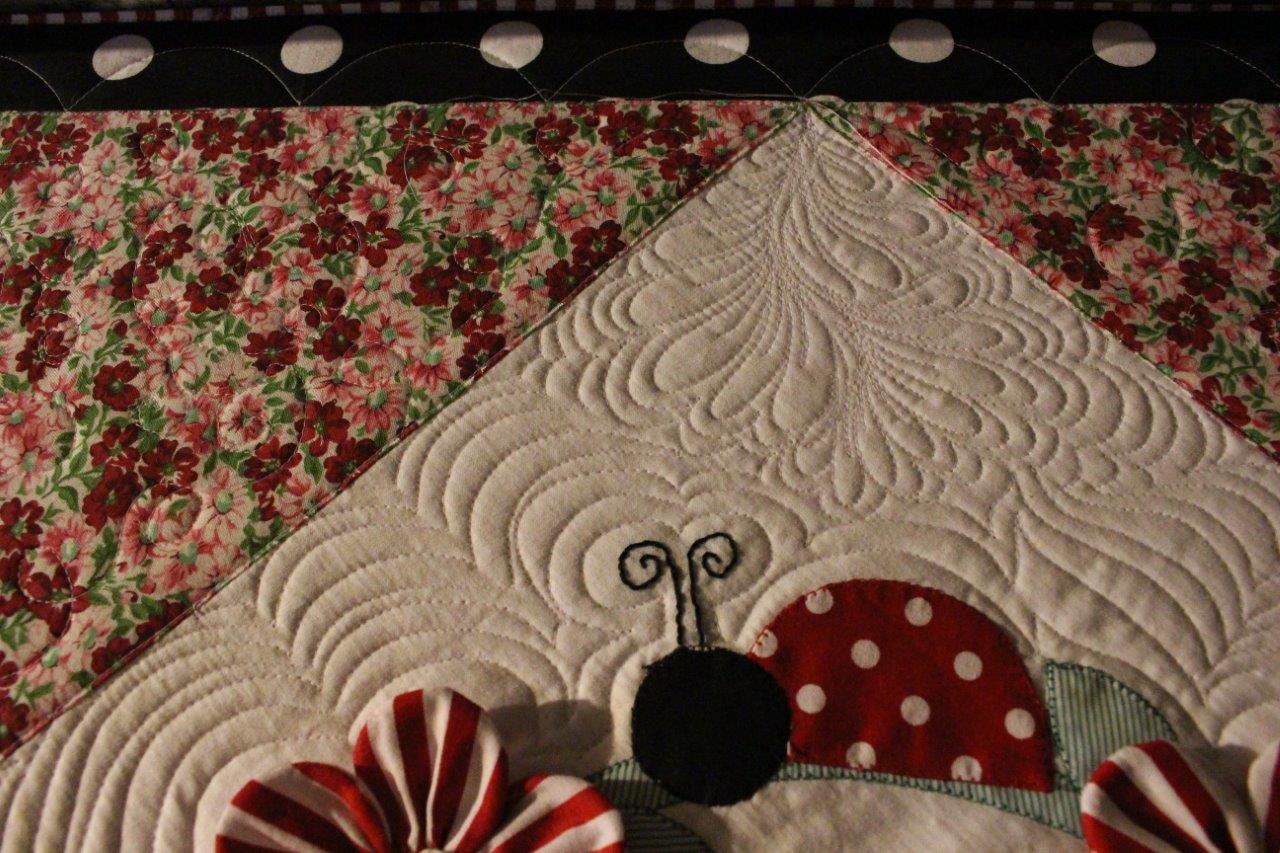 Sarah Lynn's Quilting Quilting Lydia's 'Ladybug Landing' Quilt