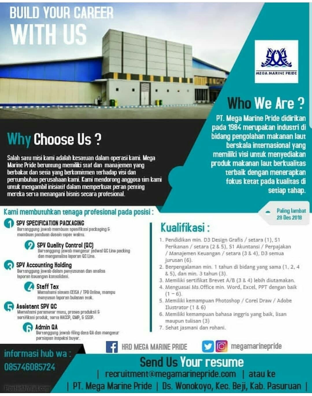 Kedai Kerja Pt Mega Marine Pride