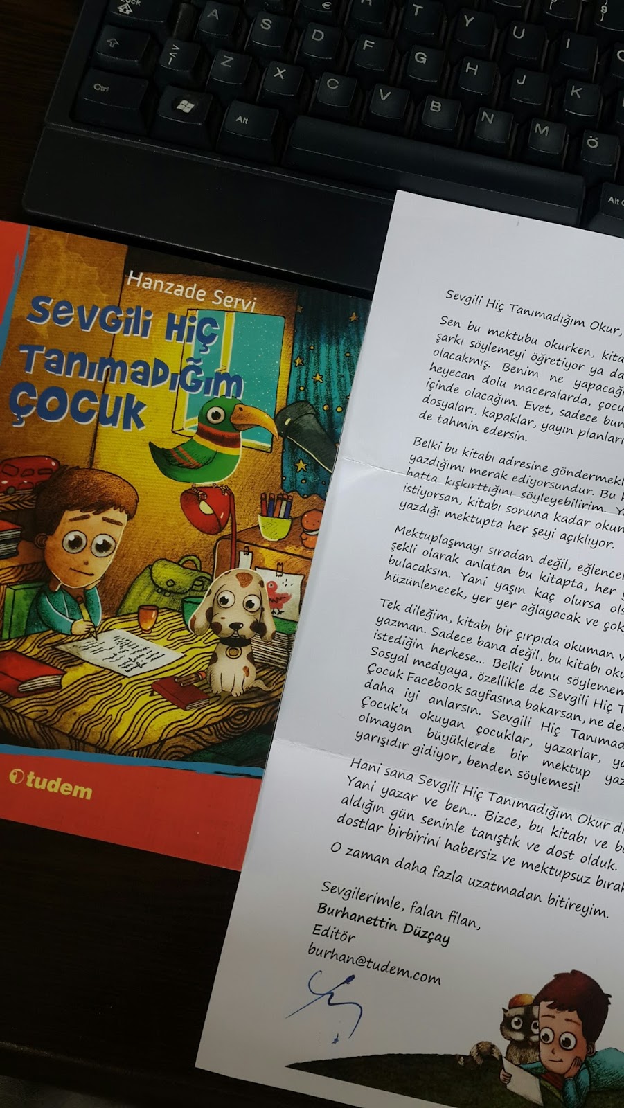 Kitap Kurduyum Ben Sevgili Hic Tanimadigim Cocuk Hanzade Servi