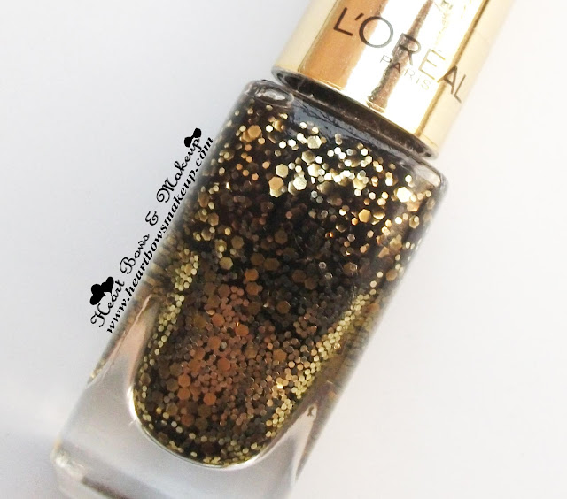 L'oreal Paris Color Riche Le Vernis Glitter Flaming Sunset Review Swatch Price Buy Online India