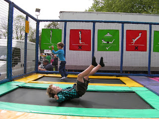 unsafe trampolining position