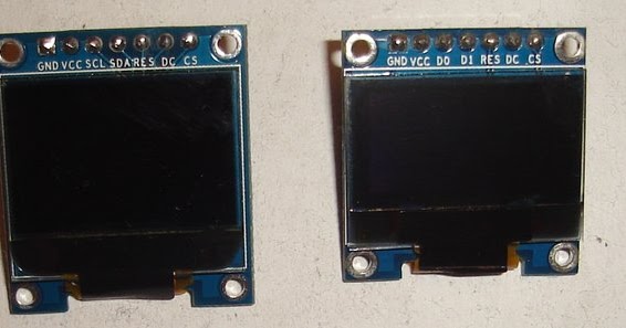 Blog do Gilbert: Display OLED colorido com o controlador SSD1331.