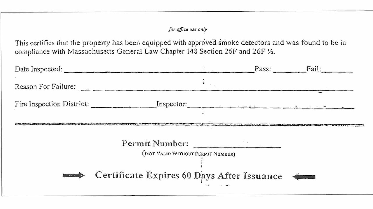 Fire Alarm Test Certificate Fire Choices