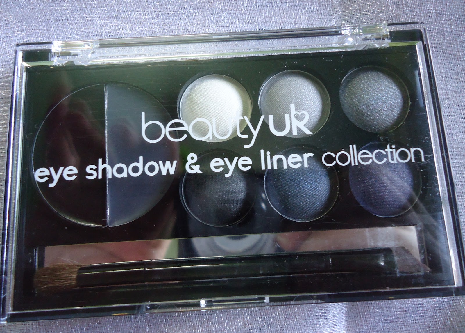 Beauty UK Eye Shadow and Eye Liner Palette Smoke Screen Swatches - New ...