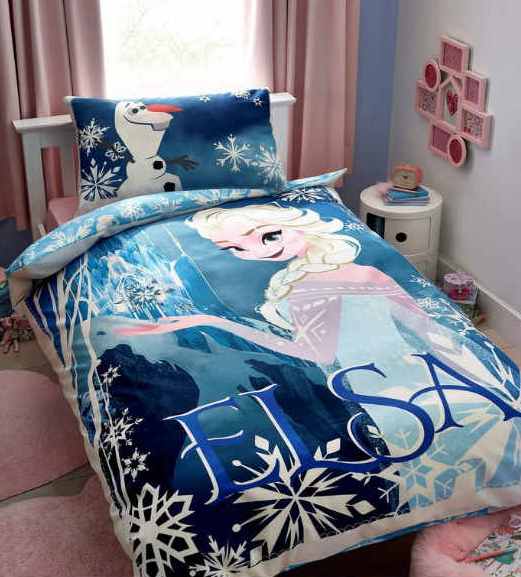 Kamar Tidur Anak Perempuan Bertema Frozen