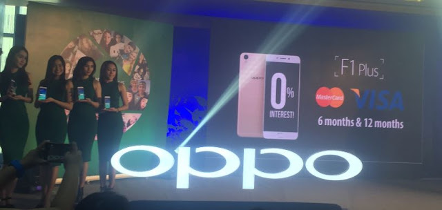 OPPO F1 Plus credit card