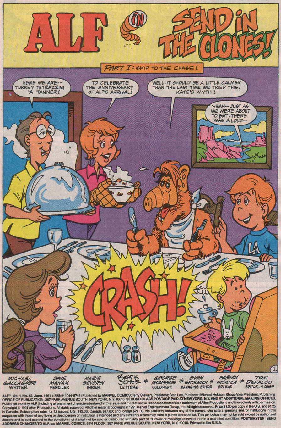 Read online ALF comic -  Issue #42 - 3