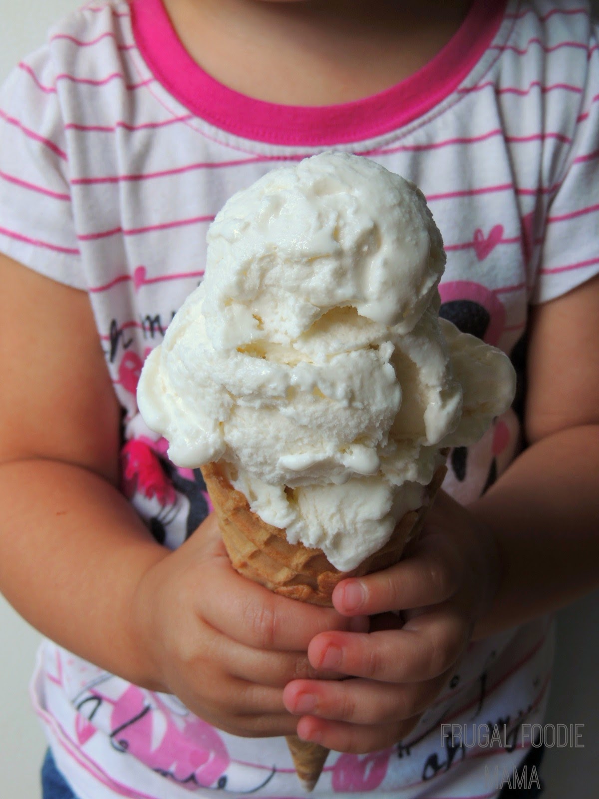 No ice cream maker is needed for this simple & creamy 4 Ingredient No Churn Vanilla Ice Cream.