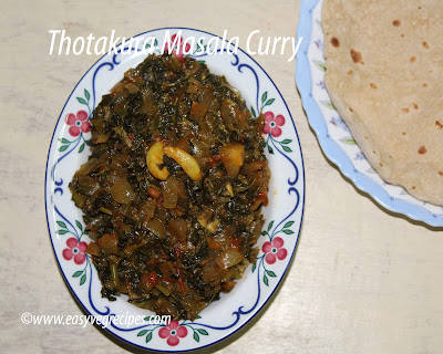 Thotakura Masala Curry Recipe | How To Make Amaranth Masala Curry
