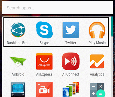 Row of Suggested Apps Row of Suggested Apps