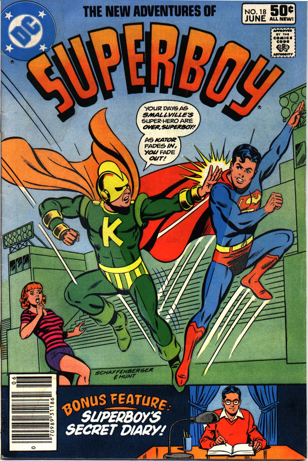 Read online The New Adventures of Superboy comic -  Issue #18 - 1