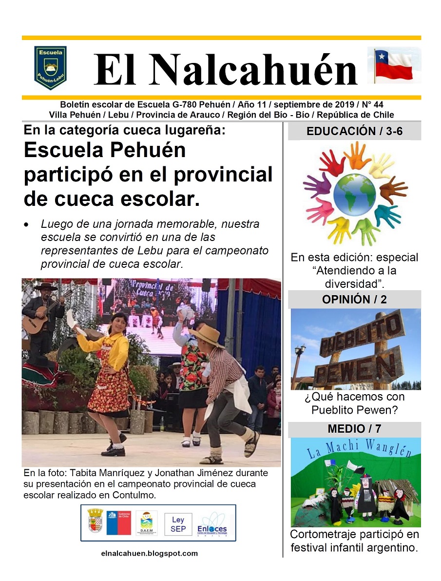 El Nalcahuén IMPRESO N° 44 (Septiembre de 2019).
