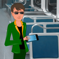 Games2rule Find My Mobile in Metro Train Walkthrough