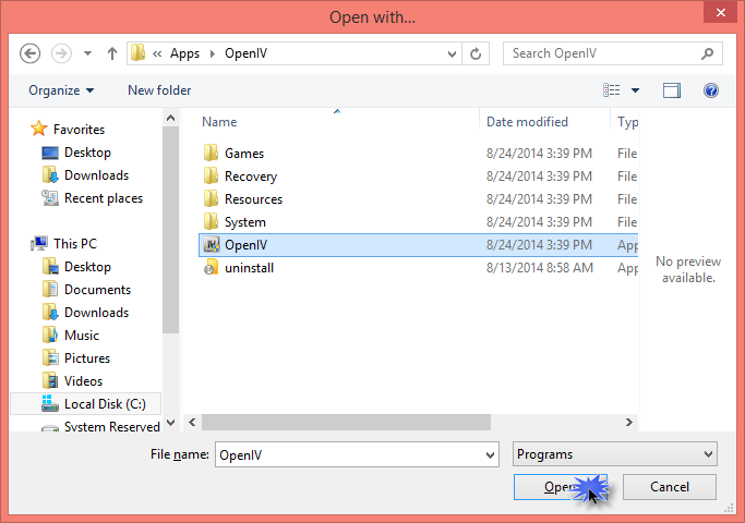 SGlover: How to open .oiv files method 2