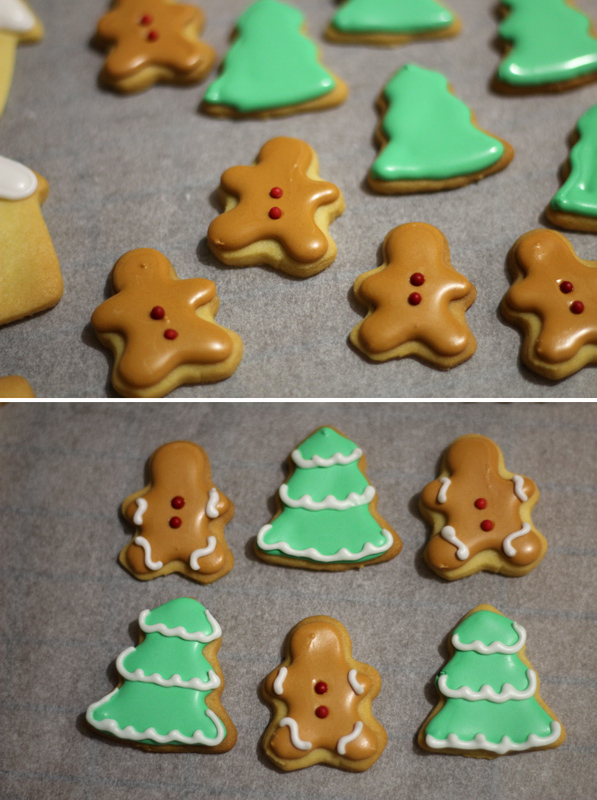 Stand up gingerbread house sugar cookies 2