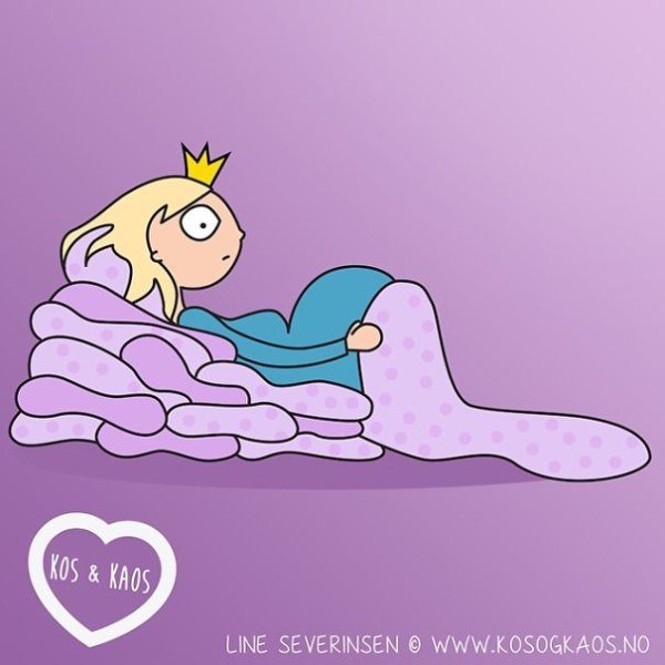19 Pregnancy Troubles Illustrated In The Most Hilarious Way - More pillows for the princess please!