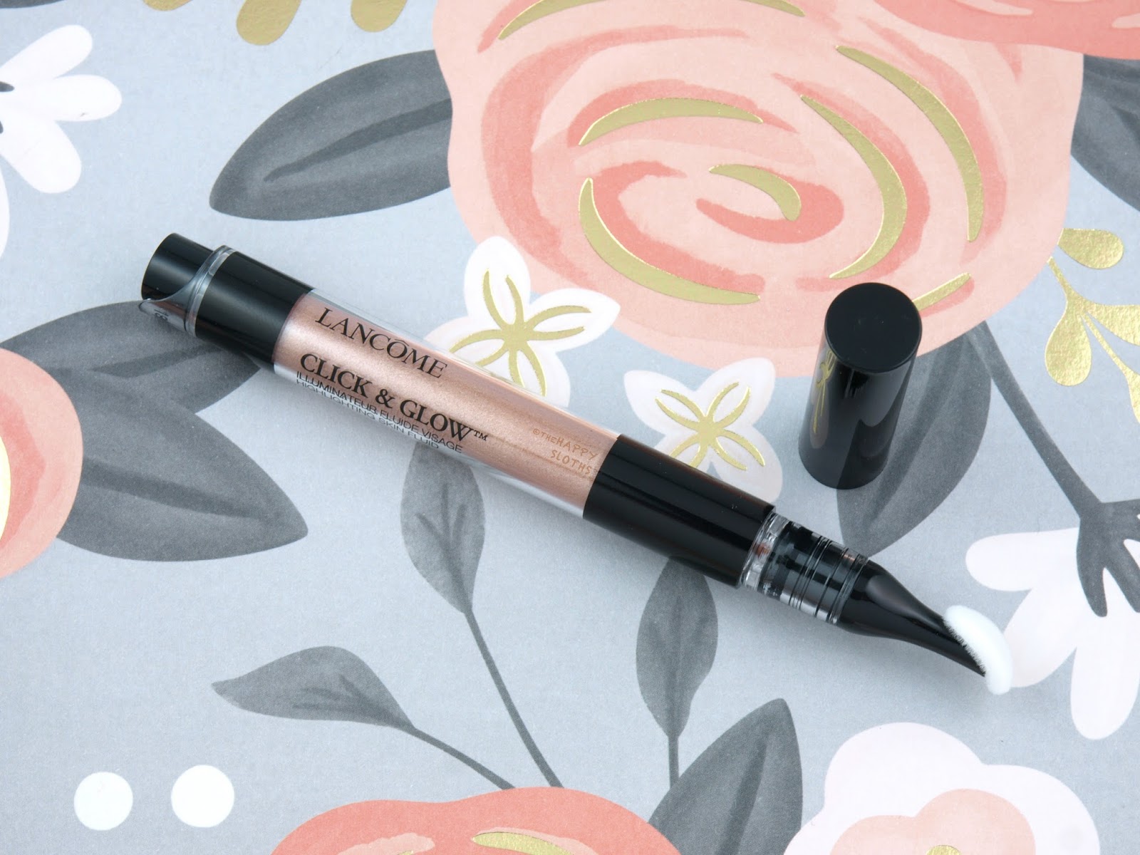Lancome Click & Glow Highlighting Skin Fluid in "02 Lumieres D'Or Rose": Review and Swatches 