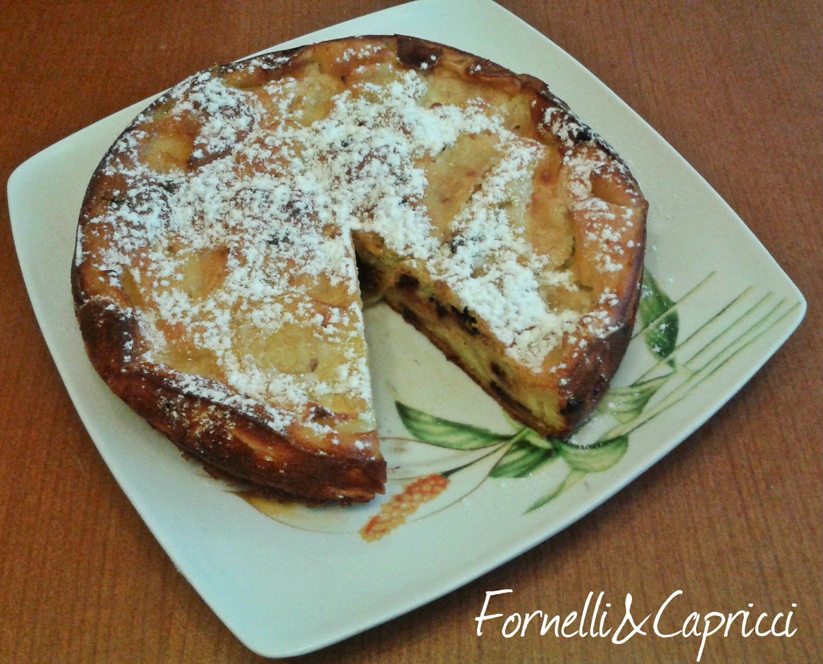 torta ricotta e mele cremosa