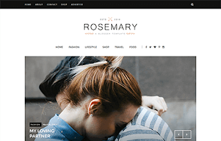 Rosemary Fashion Blogger Template