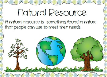 resources natural grade lagrana mrs class talked provide jobs