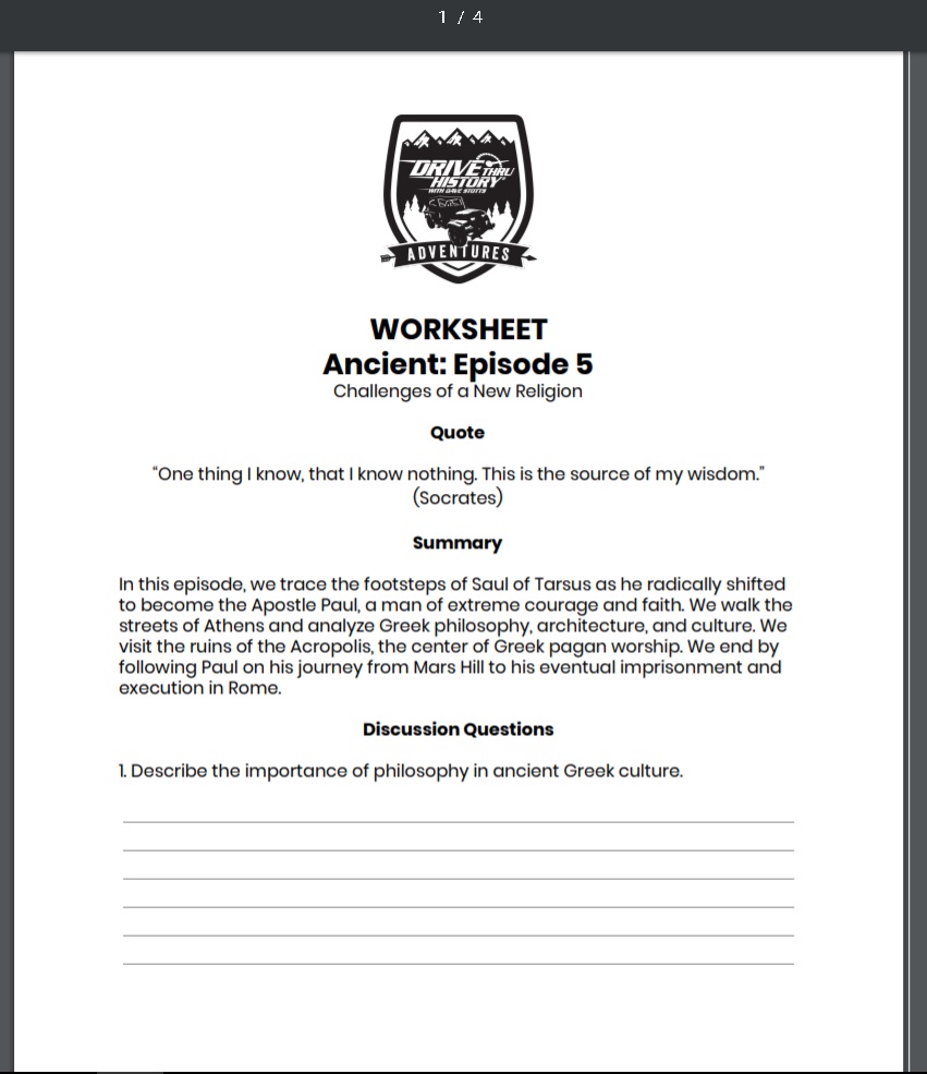 Counting Pinecones: Drive Thru History Adventures (A Homeschool Crew Review) Counting Pinecones: Drive Thru History Adventures (A Homeschool Crew Review)