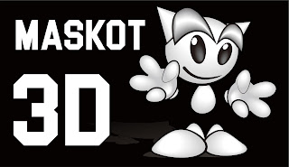 Gambar 1: Maskot Desain Kartun 3D Warna Timbul di CorelDRAW X7