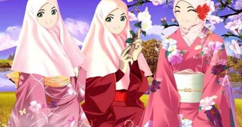 Foto Anime Hijab Lucu