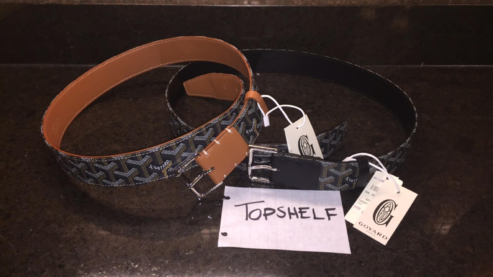 goyard belts for sale