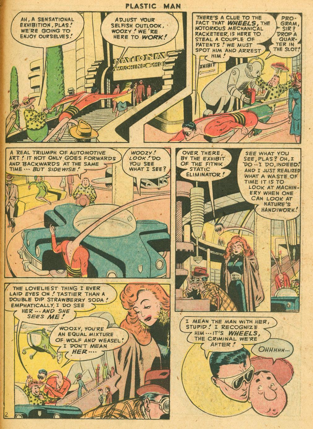 Read online Plastic Man (1943) comic -  Issue #10 - 37