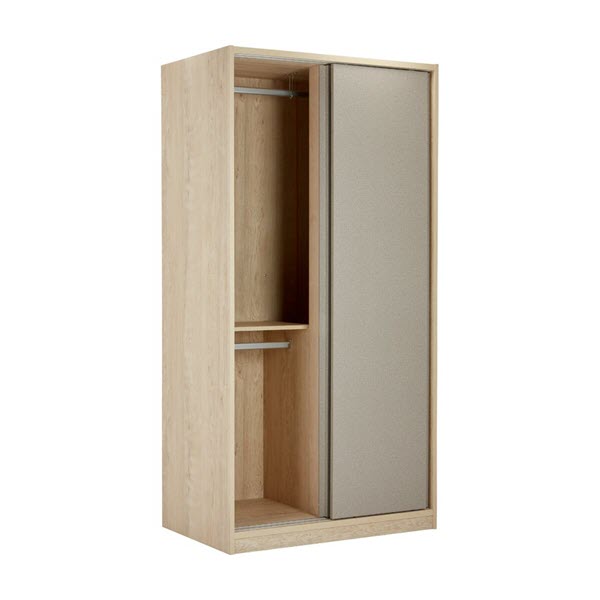 URBANO Tủ Quần Áo Cửa Trượt 100x65x210 cm Vải