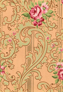 background paper rose floral swirl pattern digital download wedding