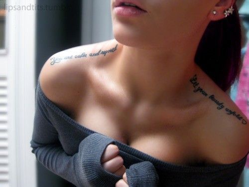 Cute Small Shoulder Tattoos