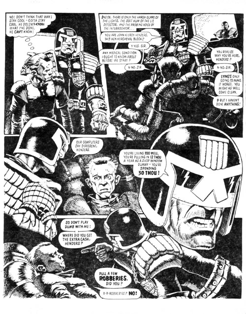 Read online Judge Dredd: The Complete Case Files comic -  Issue # TPB 7 (Part 1) - 205