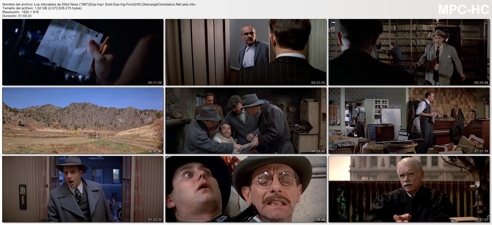 Los Intocables De Eliot Ness 1987 Descargar Y Ver Online