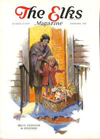 Cover Illustration for The Elks magazine, December 1928, by Edgar F. Wittmack