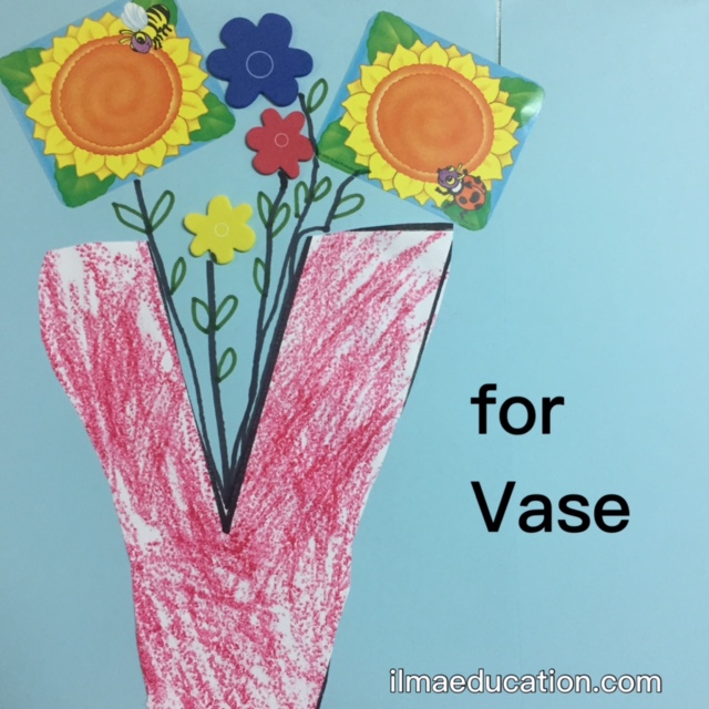 Ilma Education Lower And Upper Case Letters 6 V For Vase