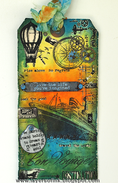 12 tags of 2013 May - Layers of ink