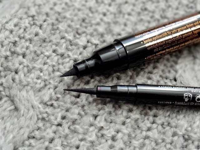 Essence Superfine Eyeliner Pen, Easy to Use Jumbo Eyeliner Pen Swatches