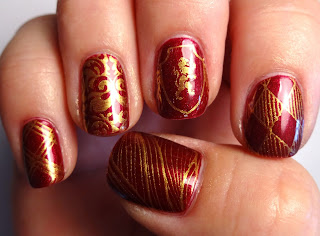 Harry Potter Stamped Nails