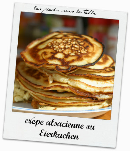 crêpe alsacienne ou Eierkuchen