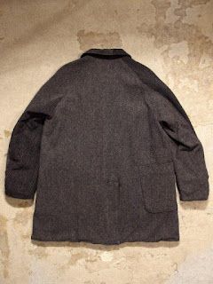 Engineered Garments "Reversible Coat in Black Nyco Ripstop with Dk.Grey Block HB Combo" Fall/Winter 2015 SUNRISE MARKET