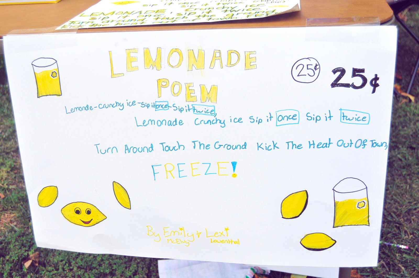 Fish Out of Water Poems and Lemonade Stands