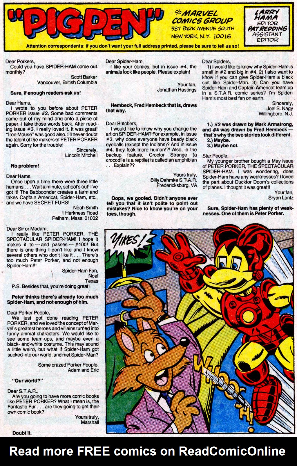 Read online Peter Porker, The Spectacular Spider-Ham comic -  Issue #7 - 24